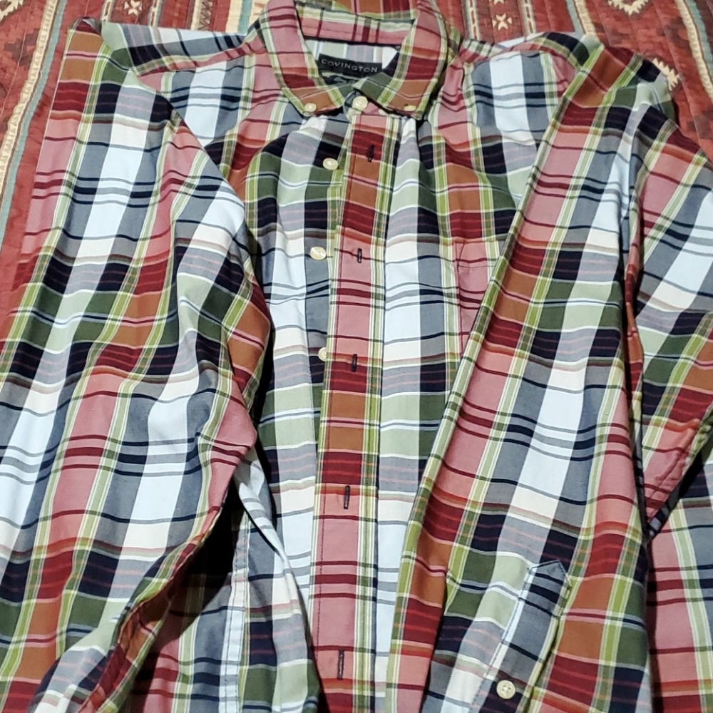 A Covington long sleeve shirt.